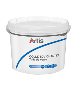 Colle toile de verre chantier