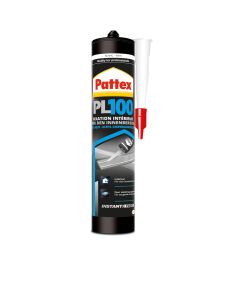Colle de fixation PL100 blanc