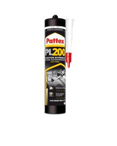 Colle de fixation PL200 blanc